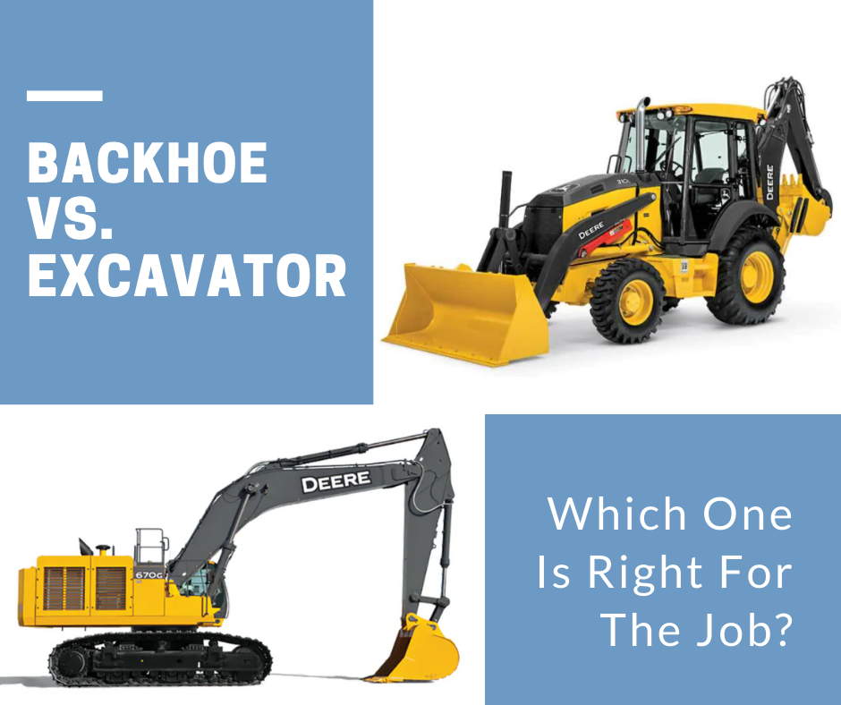 Backhoe vs. Excavator: Which One Is Right for the Job