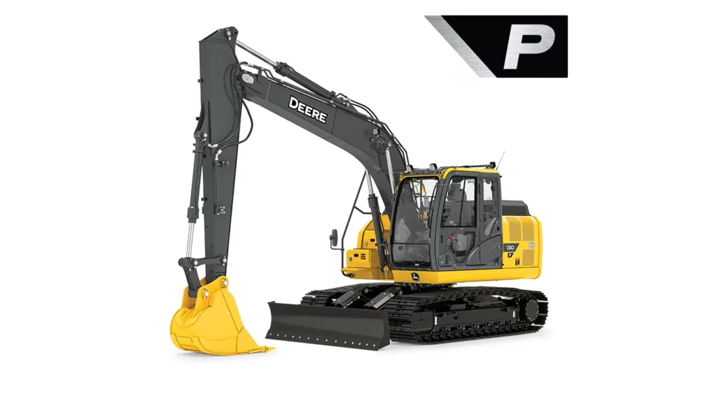 New JOHN DEERE 130 P-Tier Mid-Size Excavator at Papé Machinery Construction & Forestry Handling