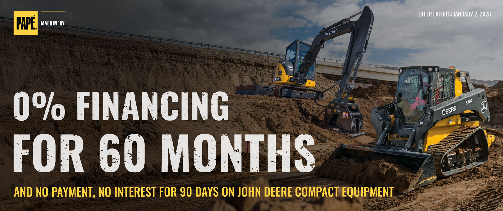 0% For 60 Months and No Payment, No Interest for 90 Days