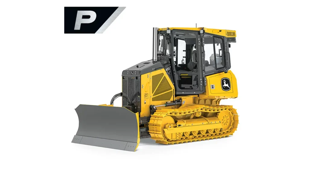 New JOHN DEERE 450 P-Tier Dozer at Papé Machinery Construction & Forestry Handling