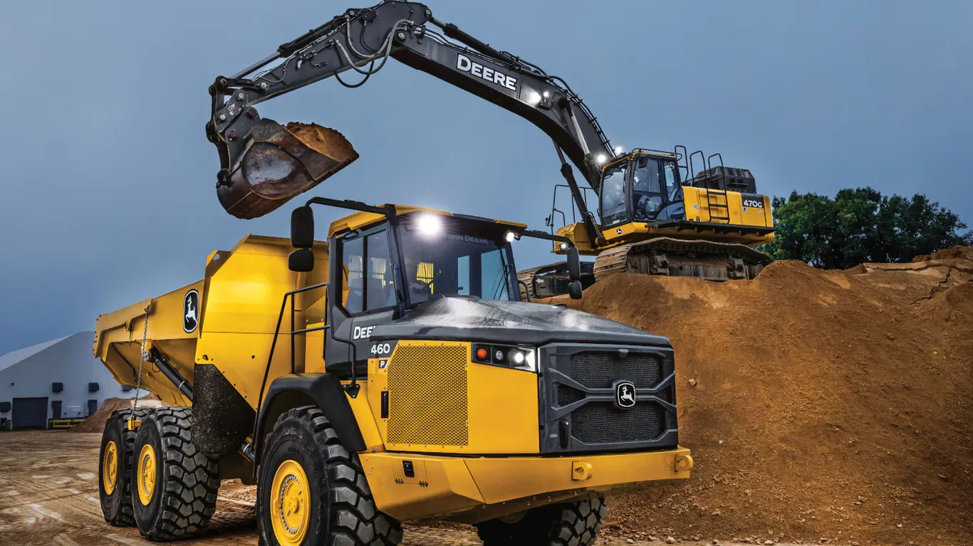 New JOHN DEERE 460 P-Tier Articulated Dump Truck at Papé Machinery Construction & Forestry Handling