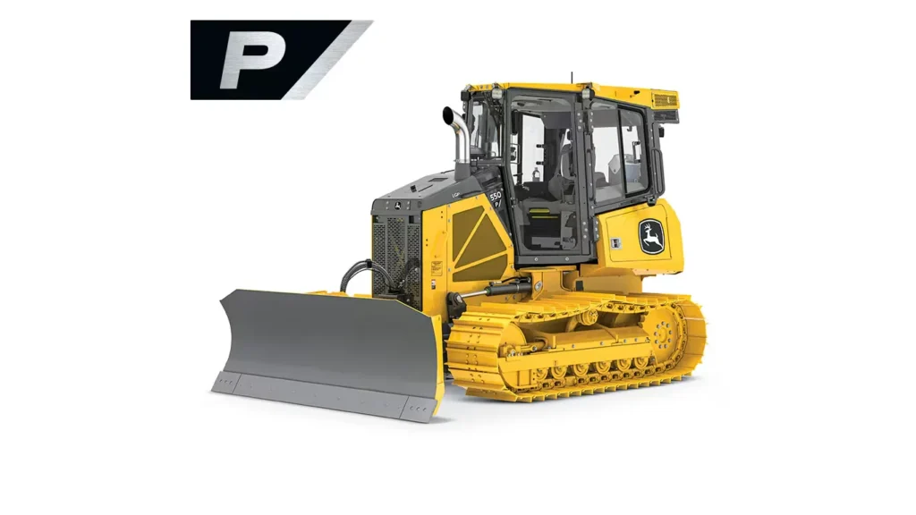 New JOHN DEERE 550 P-Tier Dozer at Papé Machinery Construction & Forestry Handling