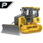 New JOHN DEERE 550 P-Tier Dozer at Papé Machinery Construction & Forestry Handling