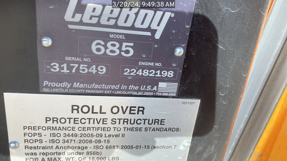  2022 LEEBOY 685D at Papé Machinery Construction & Forestry Handling in Mount Vernon, WA