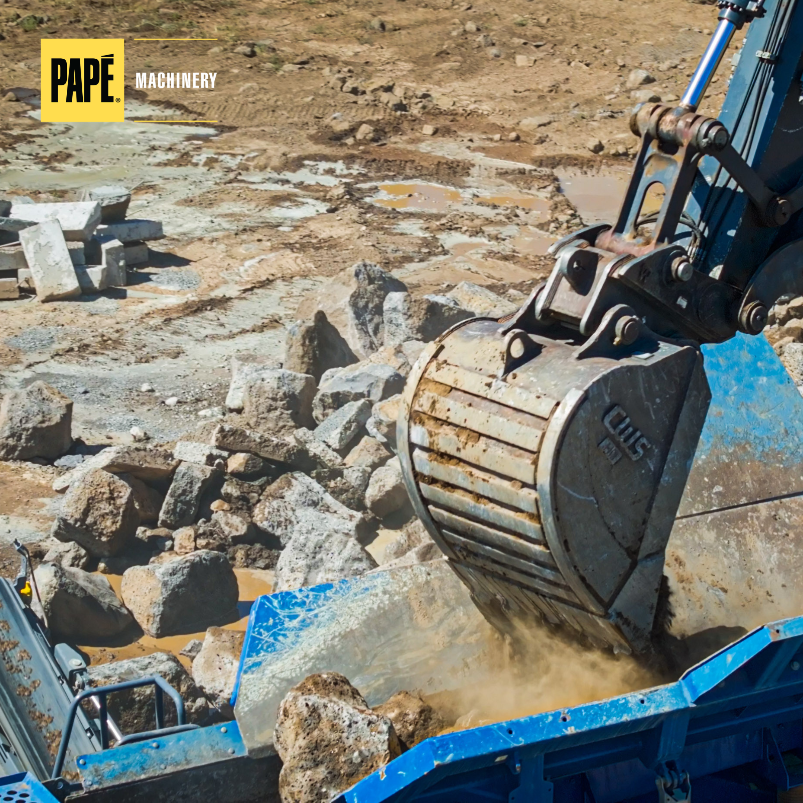 Kleemann crushing and screening equipment from Papé Machinery Construction & Forestry powering Steele Earthworks projects.
