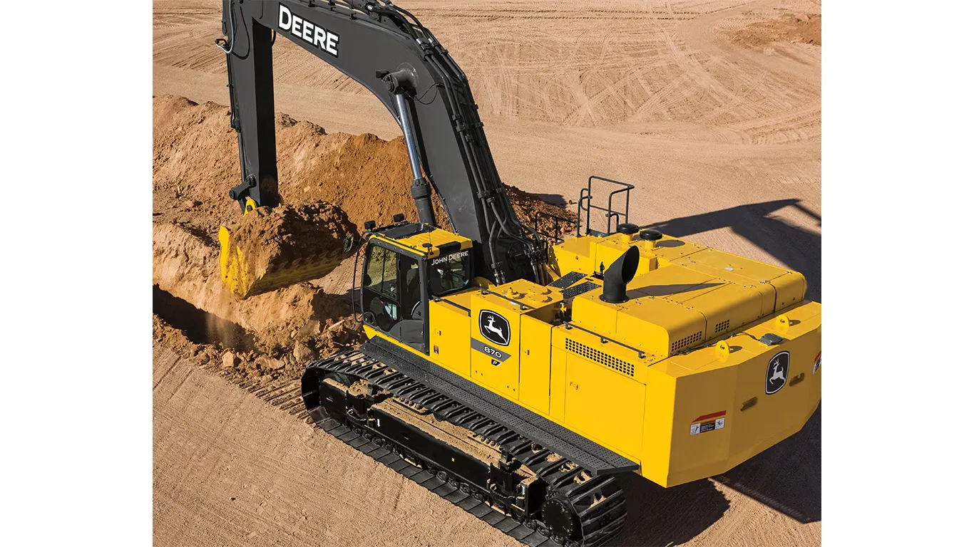 New JOHN DEERE 870 P-Tier Large Excavator at Papé Machinery Construction & Forestry Handling