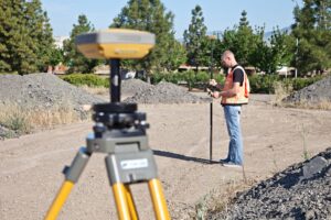 Topcon technology equipment providing fleet monitoring and machine performance data