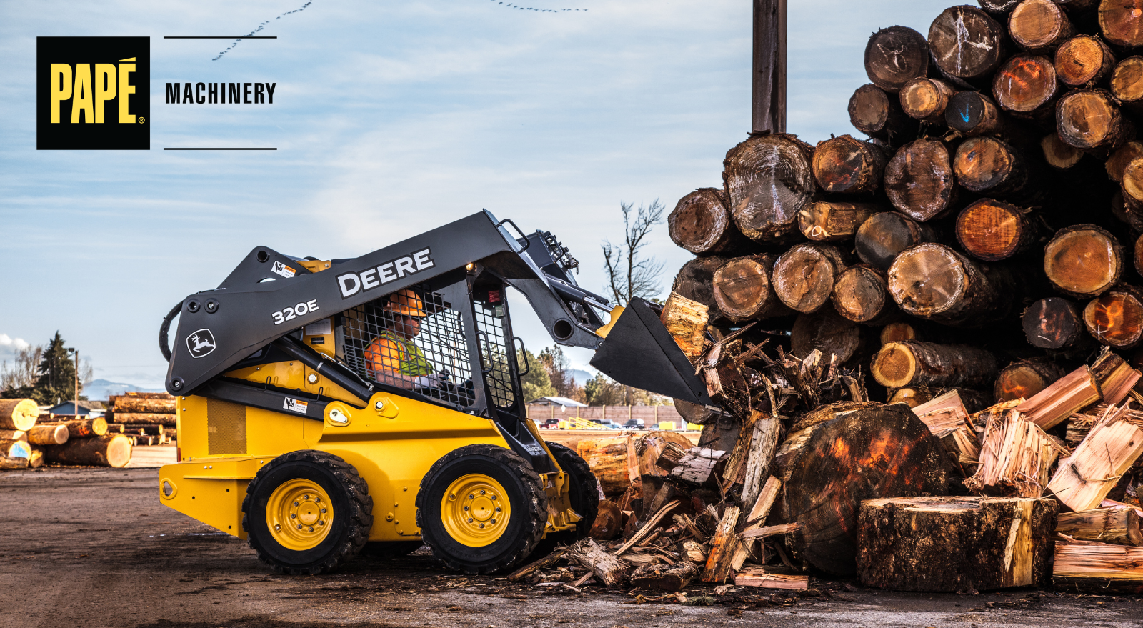 Compact construction equipment using attachments for digging, grading, material handling, and other jobsite applications