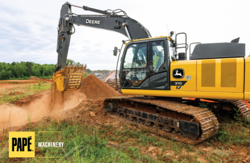 John Deere 210 P-Tier Excavator: New Features, Technology, and Performance